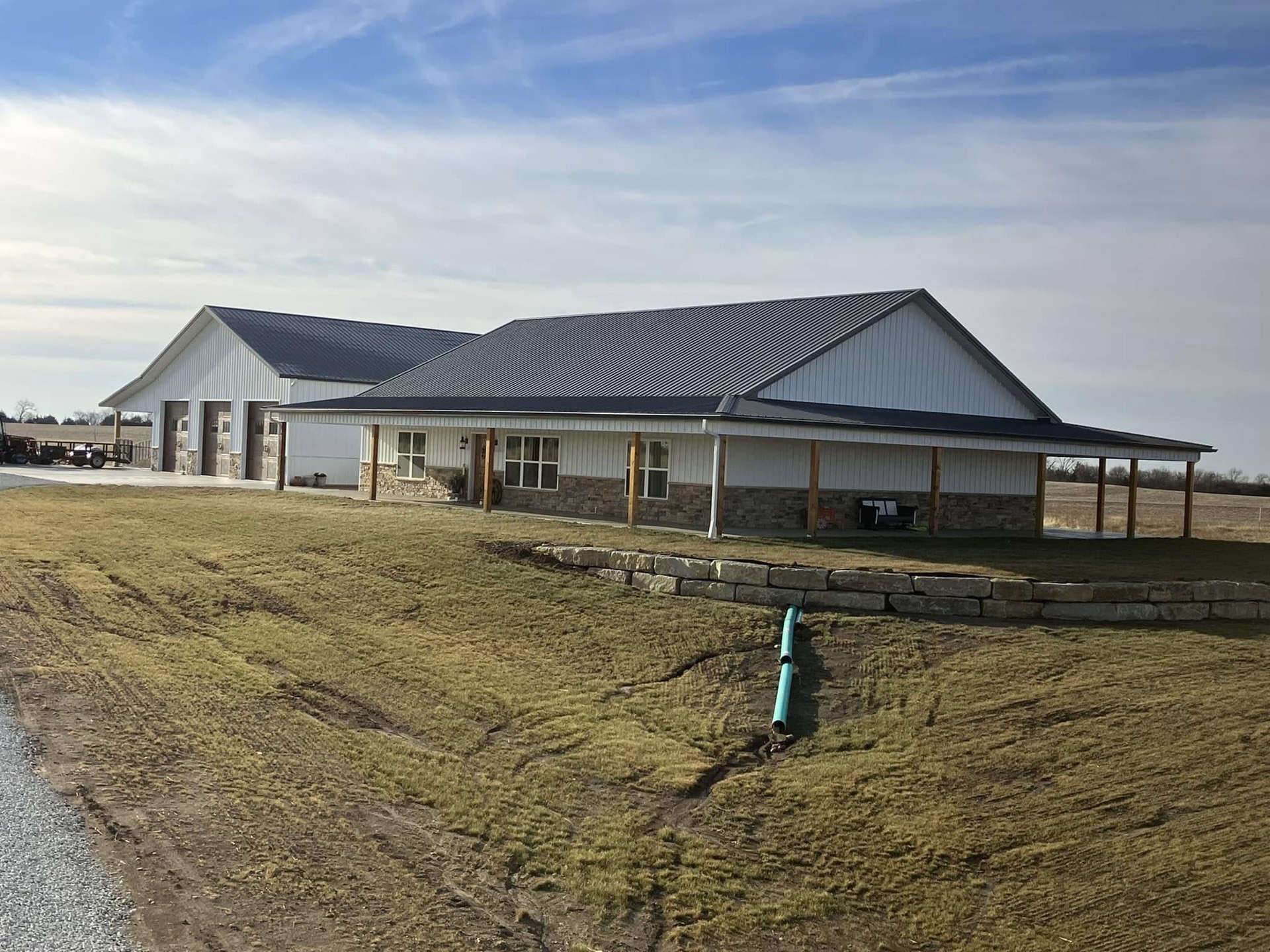 Custom Barndominium Home — Soldier, KS